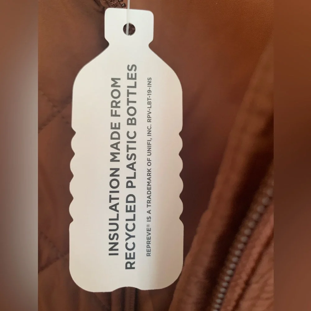 Lands' End Brown Quilted Vest - Picture 7 of 10